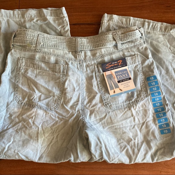 Seven7 Wide Leg Belted Pants - Picture 7 of 7